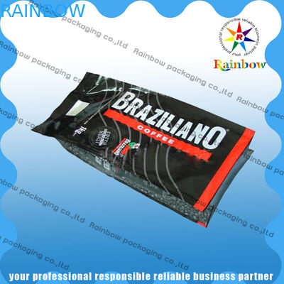 PET / AL / PE Material Colorful Stand Up Tea Pouch Packaging With Side Gusset