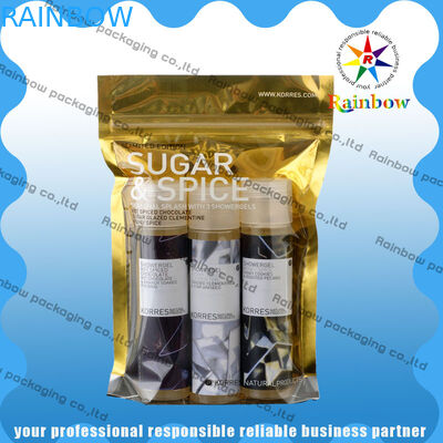 OPP / AL / PE Plastic Cosmetic Packaging Bag For Warm Pad With Costomized Printing