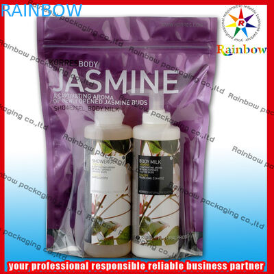 OPP / AL / PE Plastic Cosmetic Packaging Bag For Warm Pad With Costomized Printing