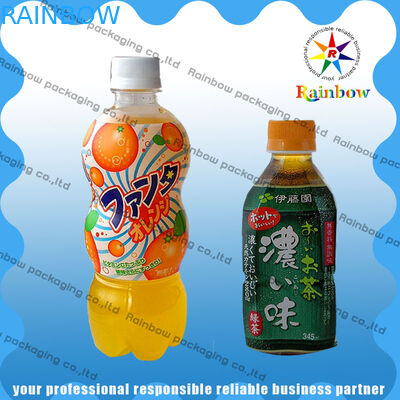 PET / PVC Automatic Heat Shrink Sleeve Labels With Customized For Drink Bottle