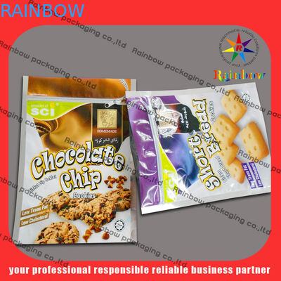 PET / AL / PE  Food Grade Mylar Snack Bag Packaging With Customized Printing