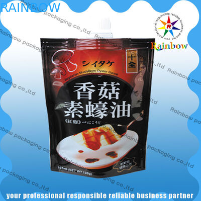 Three-sealed Colored Printing Snack Bag Packaging Food Grade Plastic For Snack / Spices