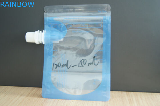 Custom Printing Stand up Packaging Pouch With k and Corner Spout For Liguid