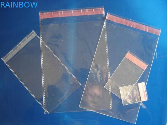 Flexible Clear Plastic Pouches Packaging Leakproof With Self Adhesive Strip