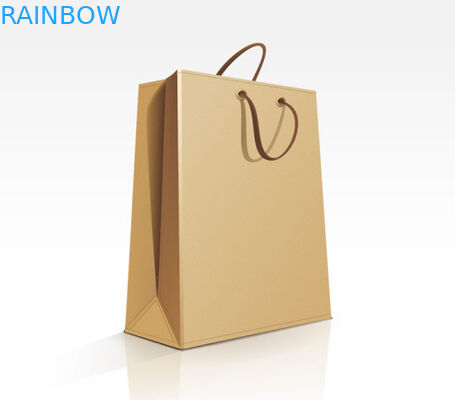 Garment 150 Gram Customized Paper Bags , Kraft Paper Shopping Paper Bag