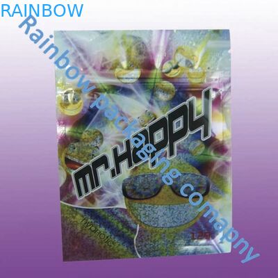 k Herbal Incense Packaging , Customized Colorful Printing Zip Plastic Bags