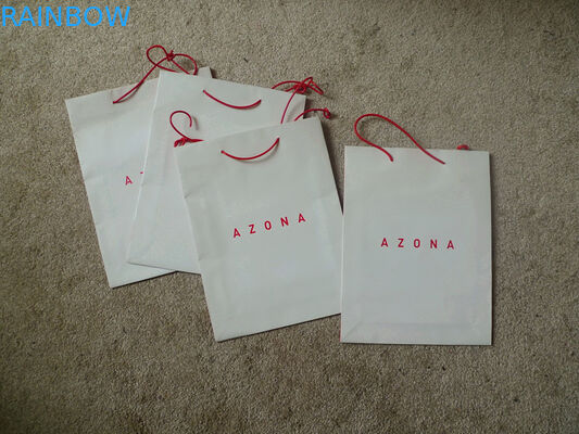 Fancy Color Customized Paper Bags Kraft Paper With Logo Printing