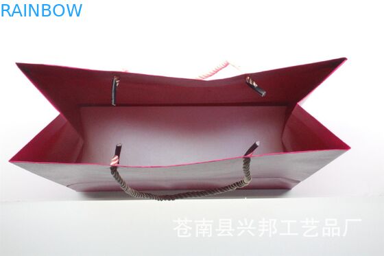 Fancy Color Customized Paper Bags Kraft Paper With Logo Printing