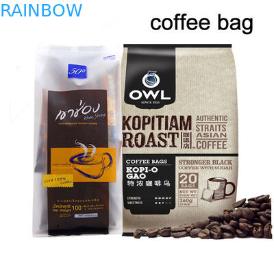 Laminated Foil Plastic Pouches Packaging For Coffee / Bean Packaging