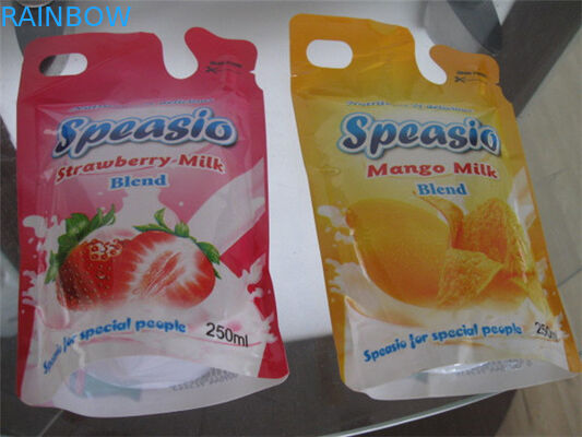 Logo Customized Foil Pouch Packaging Spout For Milk Packaging