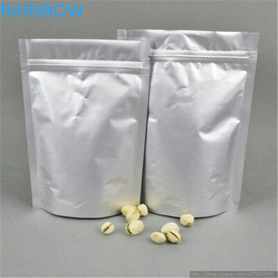 Zipper Aluminum Foil Pouch , Clear Window Walnut / Snack Packaging Bags