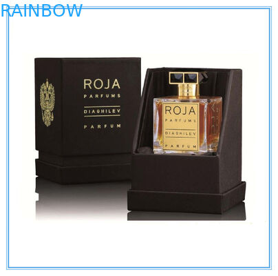 Art Paper Purple Perfume Packaging Box Recyclable With Bottom