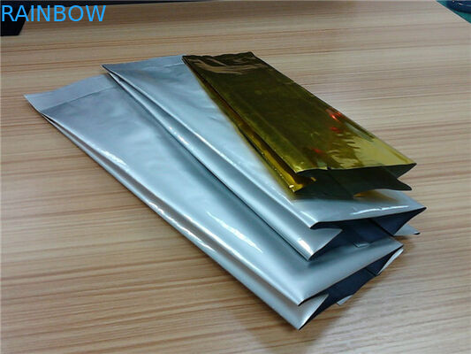 Laminated Unprinted Plastic Pouches Packaging , Food Coffee Bean Packaging