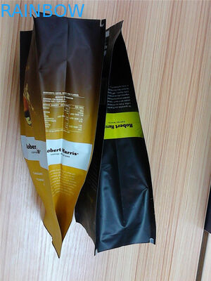 Valve Recyclable Plastic Packaging Pouch For 8 oz Coffee / Bean Packaging