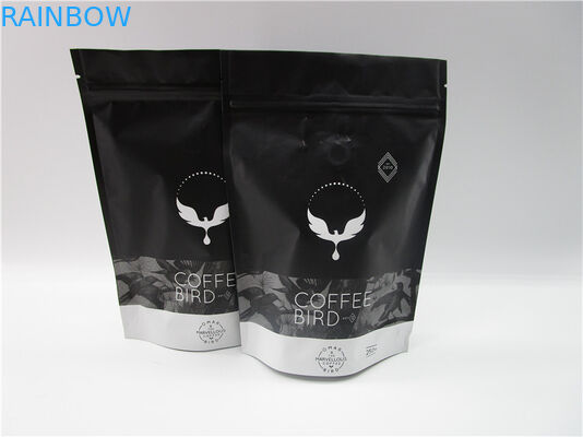 Recycled Laminated Plastic Pouches Packaging Heat Seal For 500 Gram Coffee Bean