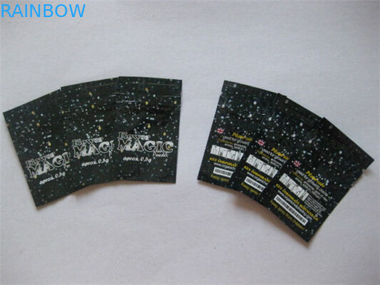 Flower Magic Herbal Incense Packaging , Recyclable Foil Zipper Pouches