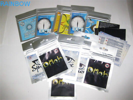 Customized Top k Herbal Incense Bags Zipper For Spice Potpourri