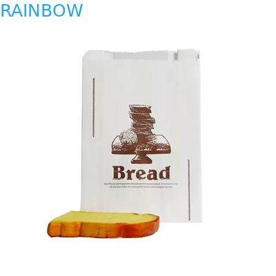 Eco-Friendly Customized Paper Bags Grip For Bread Packaging