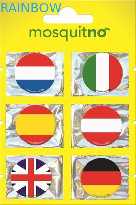 Hanghole Fashion Plastic Packaging Bags , Kids Mosquito Repellent Sticker Packaging Bag