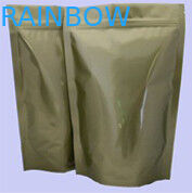 Custom Glossy Aluminum Foil Packaging Gold Stand UP With k