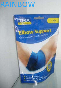 Sport Printed Stand Up Plastic Pouches Packaging With k / Tear Notch