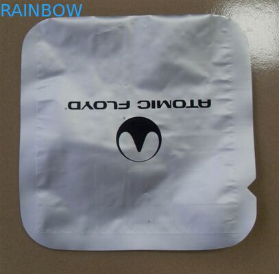 Electronic Products Foil Pouch Packaging Round Corner Silver Three Side Seal