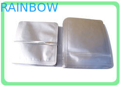 Electronic Products Foil Pouch Packaging Round Corner Silver Three Side Seal