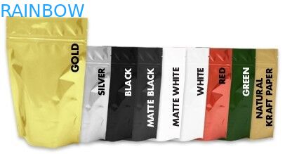Matte Finish Tea Bags Packaging , Zipper Coffee Packaging Bag Stand Up