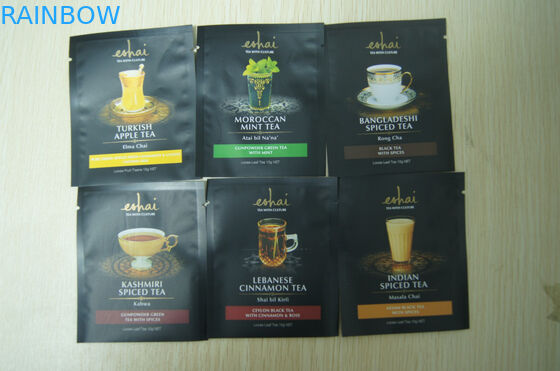 3-side Coffee Bags Packaging Small Black Matte Finish Zipper