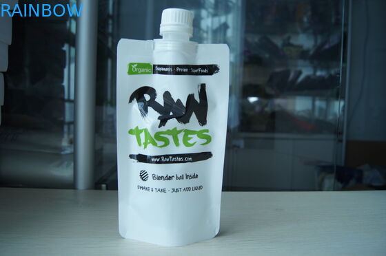 Liquid PET / NY / PE Spout Pouch Packaging Recyclable Doypack