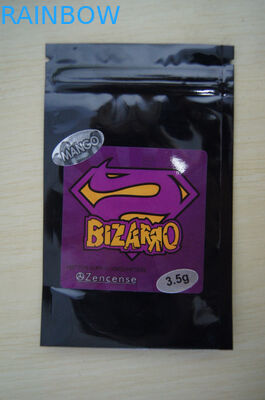 Eco-friendly Herbal Incense Packaging 3.5g BIZARRO Black Potpourri