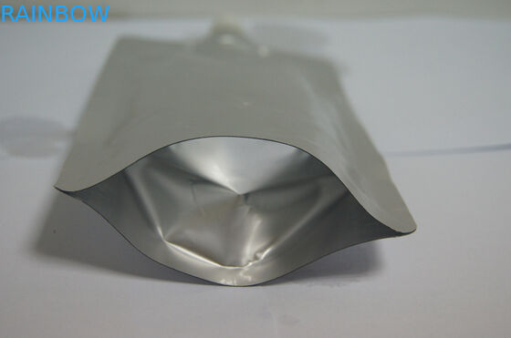 Custom Silver Aluminum Foil Spout Pouch for Liquid Packaging