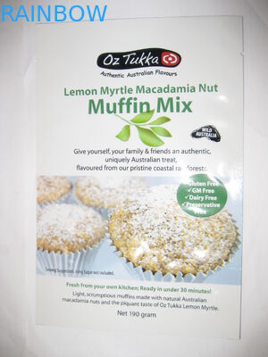 Glossy Printing Snack Bag Packaging Laminated Transparent Window