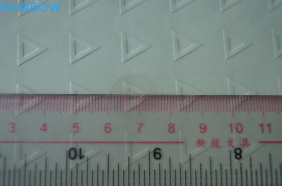 Recyclable Clear Triangle Shrink Sleeve Labels Tactile Warning For Blindman / Stickers
