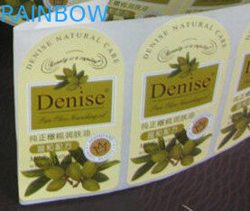 Denise Olive Oil Printed Adhesive Sticker Labels Paper in Roll