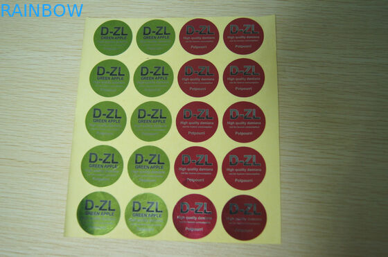 Round Paper Shrink Sleeve Packaging , Adhesive Sticker Labels For Activated Nuts