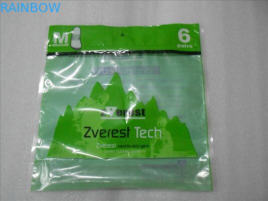 Green Stand Up Vacuum Sealed Bags For Food With Zipper / Window