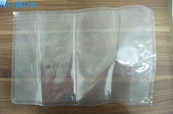 Plain Heat Resisting 3 - Side Food Vacuum Seal Bags With Degassing Valve