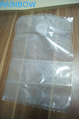 Plain Heat Resisting 3 - Side Food Vacuum Seal Bags With Degassing Valve