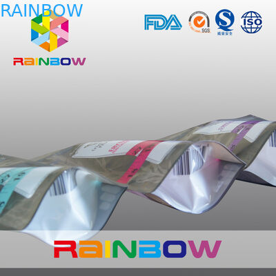 Stand Up Zipper Snack Bags / Plastic Food Packaging For Sweetener Equal