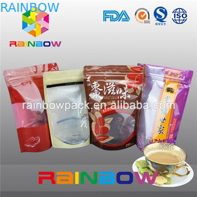 Seeds Packaging Zipperlock Clear Window Foil Pouch Packaging Waterproof