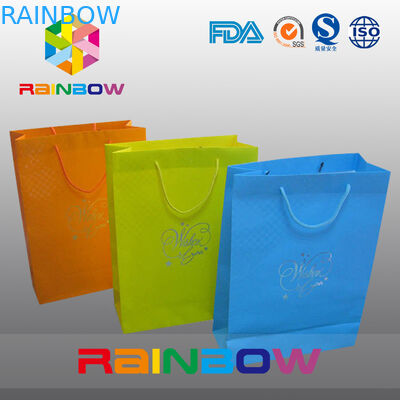 Promotion Cutom Color Printing Customized Paper Bags / Gift Bag grease proof paper bag