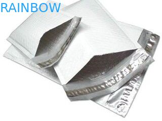 Three Side Seal Front Transparent Back Foil Anti Static Bag With Zipper And Tear Notch