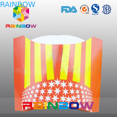 Biodegradable Take Away Disposable Paper Box French Fry Packaging