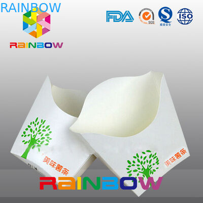 Customized Disposable Take Away Flat Bottom Paper French Fry Packaging Box