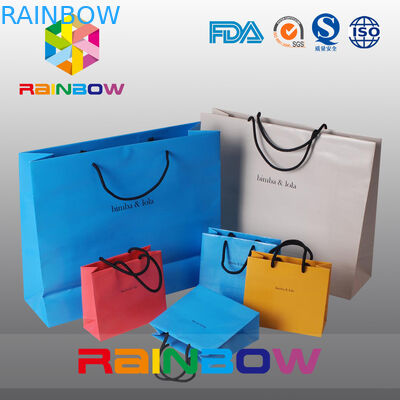 Biodegradable Printed Customized Paper Bags Shopping Gift Paper Bag With Logo Print