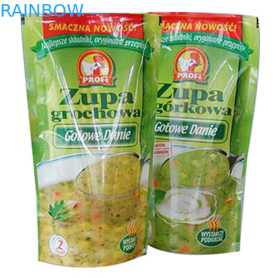 Aluminum Foil Insulation Food Vacuum Seal Bags Retort Pouch With Zipper For Supplements