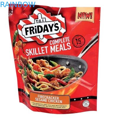 Aluminum Foil Insulation Food Vacuum Seal Bags Retort Pouch With Zipper For Supplements