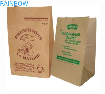 Free type Customized Paper Bags / Snack Packaging / Small Wax Paper Bags