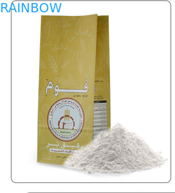 Customized Flat Bottom Brown Kraft Paper Bags Top Open for Snack